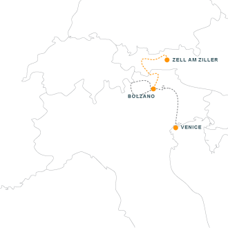 Bolzano (Italy) – Zell am Ziller (Austria)