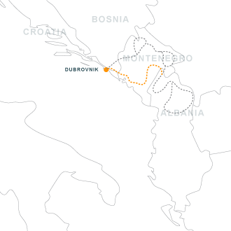 Montenegrin coast and back to Dubrovnik