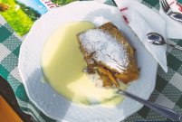 Apple strudel is a must in the Alps