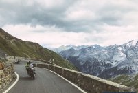 Riding up Stelvio pass, Italy - MotoTrip